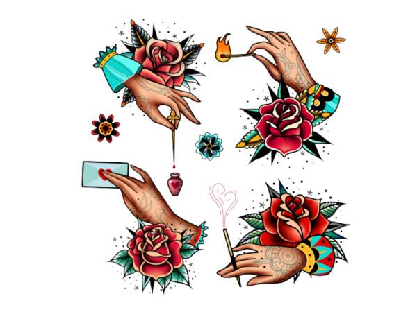 I will illustrate neo traditional tattoo designs